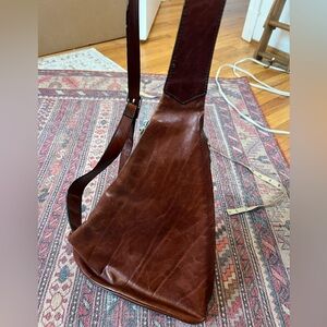 Claudio Ferrici Leather Slingback Bag